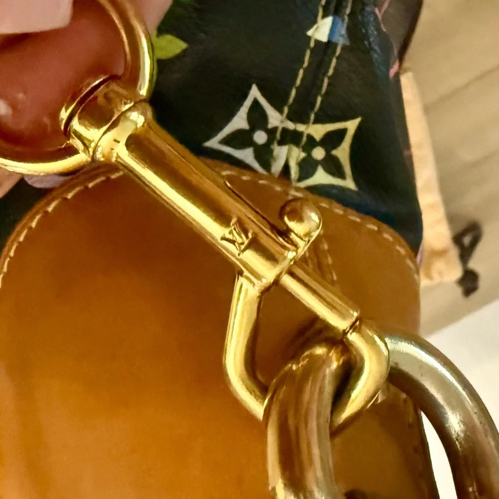 Louis Vuitton LV Black Murakami Judy Multicolored GM Satchel Bag - Picture 5 of 16